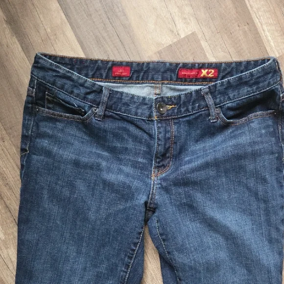 Express Dark Blue Stella Boot Cut Jeans - Picture 2 of 8